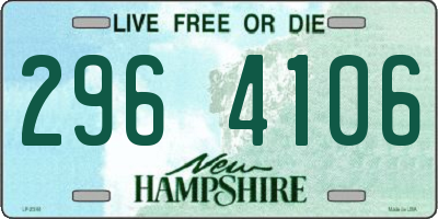 NH license plate 2964106