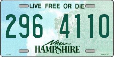 NH license plate 2964110
