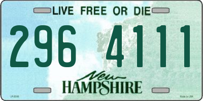 NH license plate 2964111