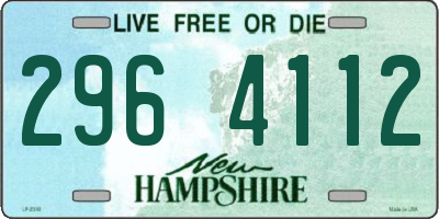 NH license plate 2964112