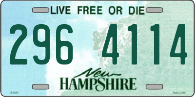 NH license plate 2964114