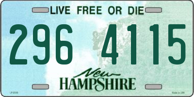 NH license plate 2964115