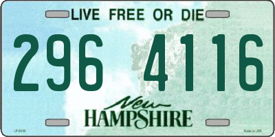 NH license plate 2964116