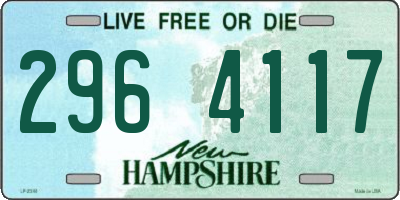 NH license plate 2964117