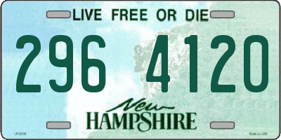 NH license plate 2964120