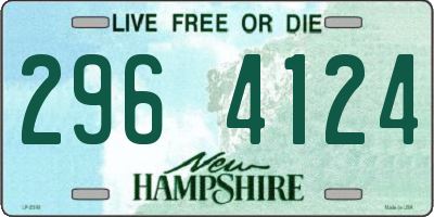 NH license plate 2964124