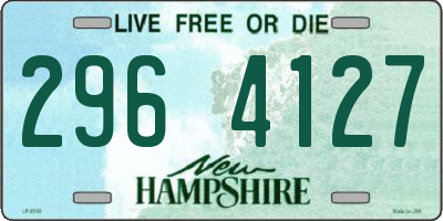 NH license plate 2964127