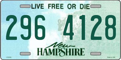 NH license plate 2964128