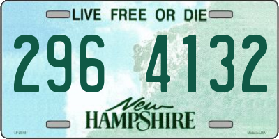 NH license plate 2964132