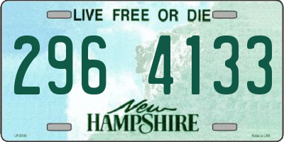 NH license plate 2964133
