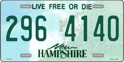 NH license plate 2964140