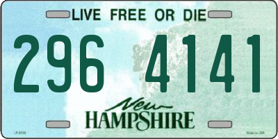 NH license plate 2964141