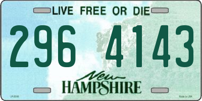 NH license plate 2964143