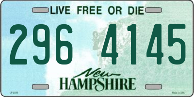 NH license plate 2964145