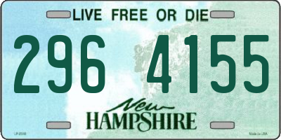 NH license plate 2964155