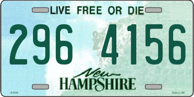 NH license plate 2964156