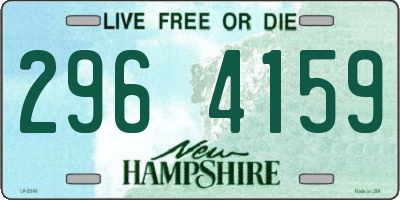 NH license plate 2964159