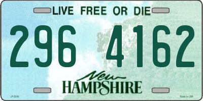 NH license plate 2964162