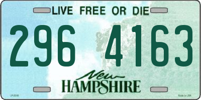 NH license plate 2964163