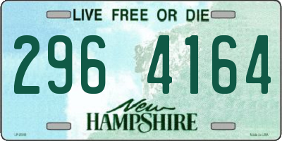 NH license plate 2964164