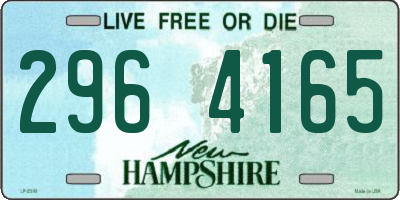NH license plate 2964165