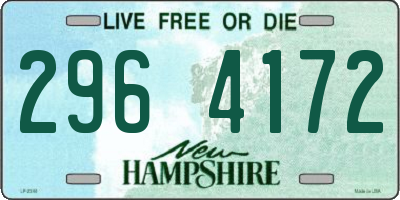 NH license plate 2964172