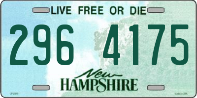 NH license plate 2964175