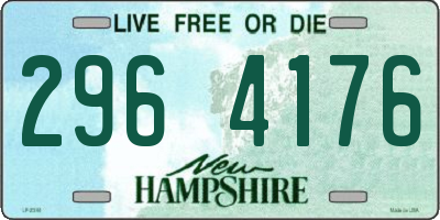 NH license plate 2964176