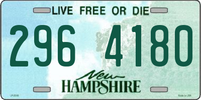 NH license plate 2964180