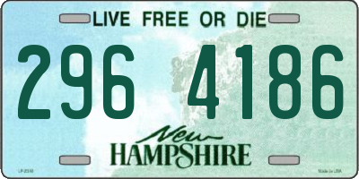 NH license plate 2964186