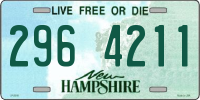 NH license plate 2964211