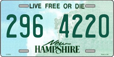 NH license plate 2964220