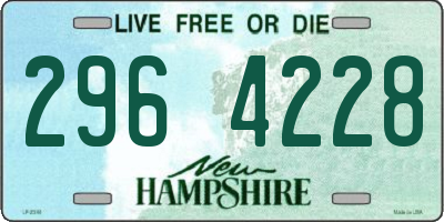 NH license plate 2964228