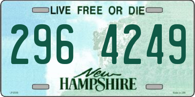 NH license plate 2964249
