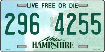 NH license plate 2964255