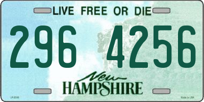 NH license plate 2964256