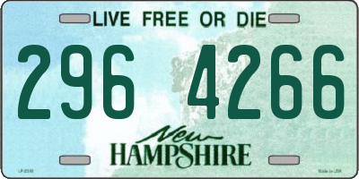NH license plate 2964266