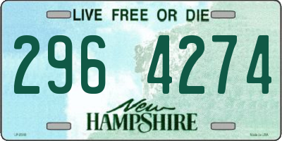 NH license plate 2964274