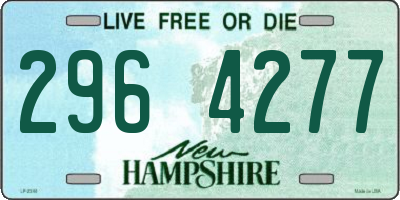NH license plate 2964277