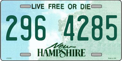 NH license plate 2964285