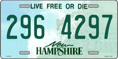NH license plate 2964297