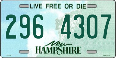NH license plate 2964307