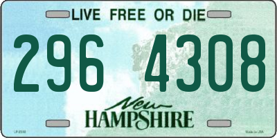 NH license plate 2964308