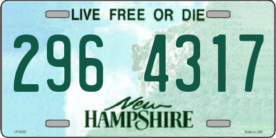 NH license plate 2964317