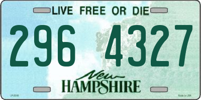 NH license plate 2964327