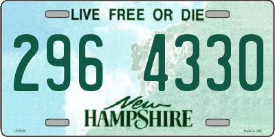 NH license plate 2964330