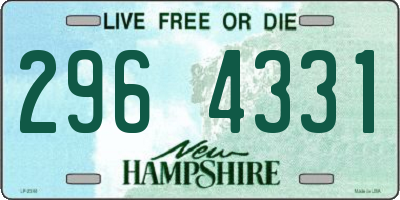 NH license plate 2964331
