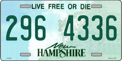 NH license plate 2964336