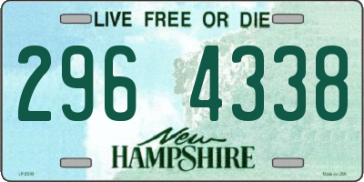 NH license plate 2964338