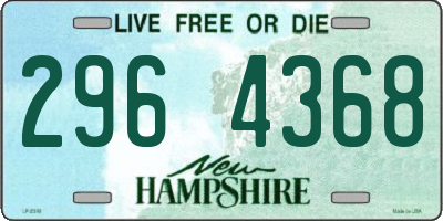 NH license plate 2964368